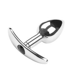 Plug interchangeable aluminium avec queue noire souple - RY-001+MPJ-009
